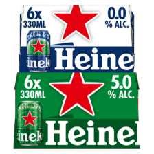 Heineken pilsener of Heineken 0.0%